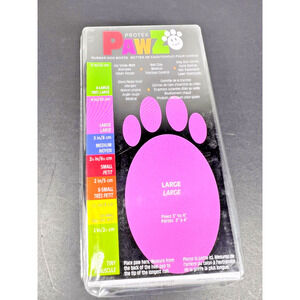 PawZ Rubberized Boots Large Purple Paw Protection For Dog 12 Pack. New.